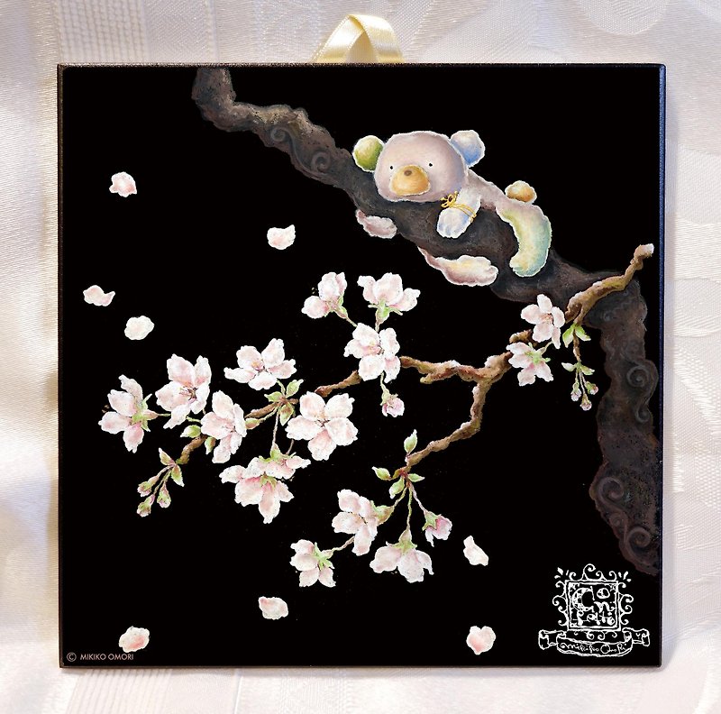 Decorative tile · sakura - Other - Pottery 