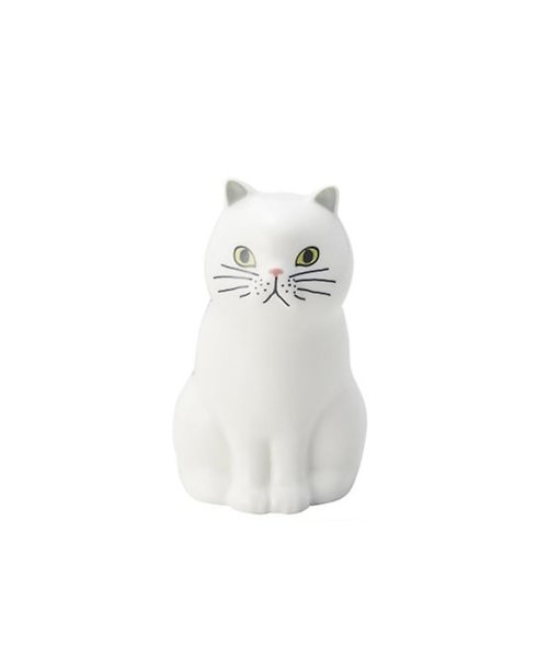 SÜSS Living生活良品 日本Magnets可愛動物系列貓咪造型陶瓷筆筒花瓶擺飾(白貓)