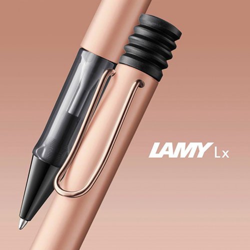 LAMY TAIWAN 官方旗艦館 【雷雕免費刻字】LAMY 原子筆 / Lx 奢華系列 - 玫瑰金