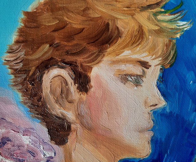 子供たちの肖像 油彩画 フレーム付き 子供たちの肖像 油彩画 フレーム付き カスタム油絵肖像画、子供