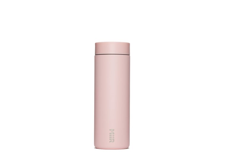 MiiR Vacuum-Insulated (stays hot/cold) 360 Traveler 16oz/473ml Blossom Pink - Vacuum Flasks - Stainless Steel Pink