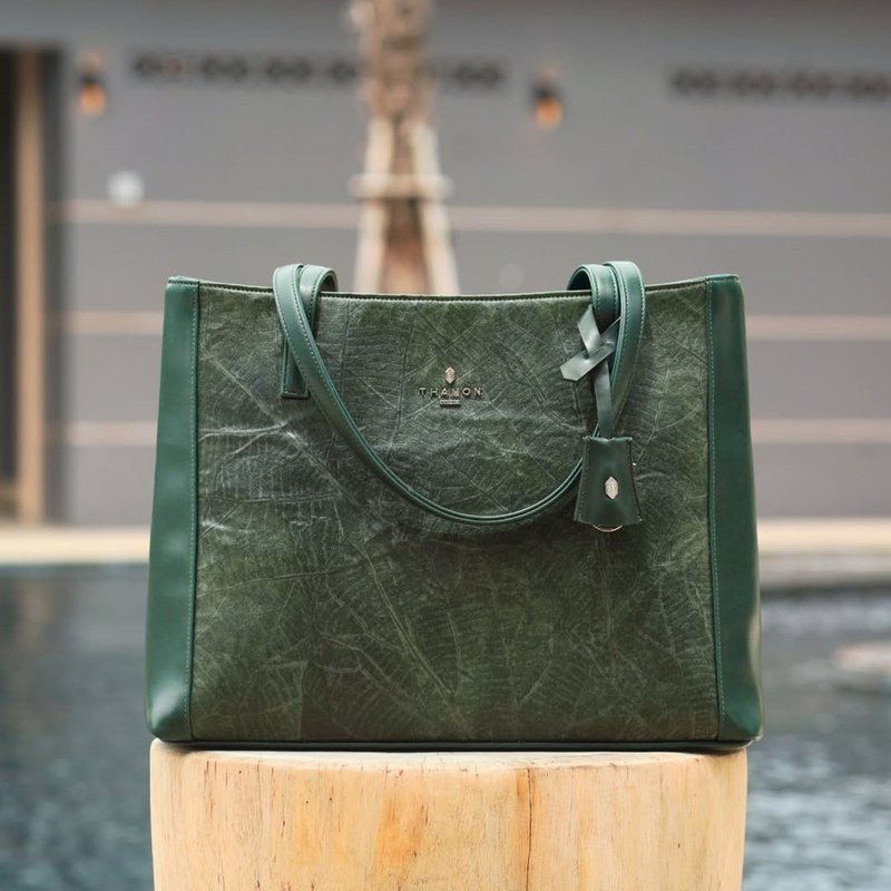 Tote Bag - Dark Green - 手提包/手提袋 - 植物．花 綠色