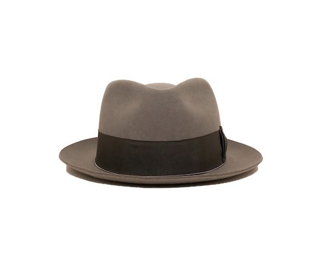 HWDog&Co.Pinch-H Short-brimmed Gentleman's Hat (Two Colors) - Shop