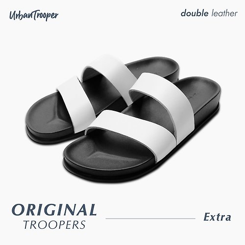 urbantrooper Urban Trooper, Original Troopers Leather, Color : Off white