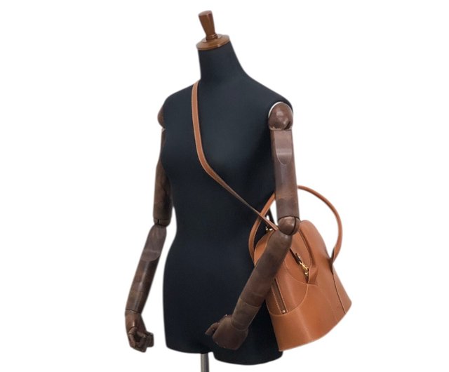 LOEWE ブラウンレザー ハンドバッグ LOEWE ロエベ バッグ レディース ブランド ハンドバッグ レザー