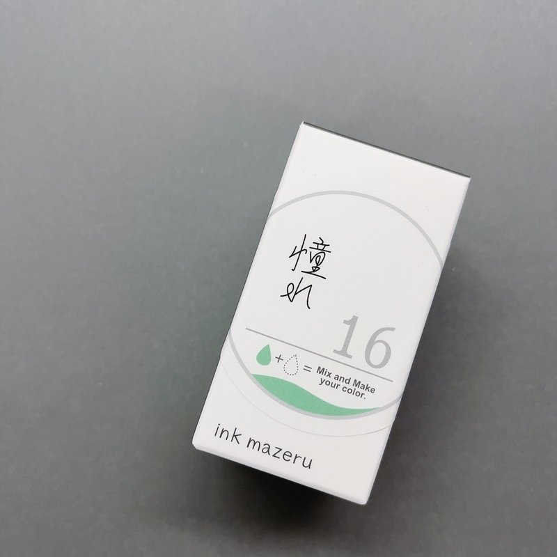 【ベースカラー】ink mazeru (インクマゼル) 【憧れ】 - 墨水/鋼筆墨水 - 玻璃 綠色