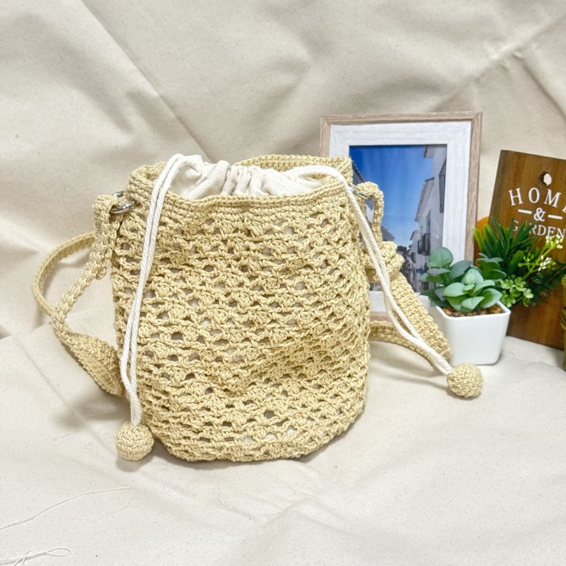 裸麥水桶包 - 束口袋/束口背包/水桶包 - 棉．麻 