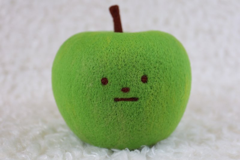 Needlefelt timid green apple