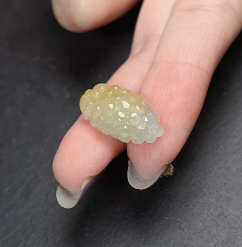 瓔珞翡翠 飄黃翡翠葡萄項鍊 | 天然緬甸玉A貨翡翠 | 送禮