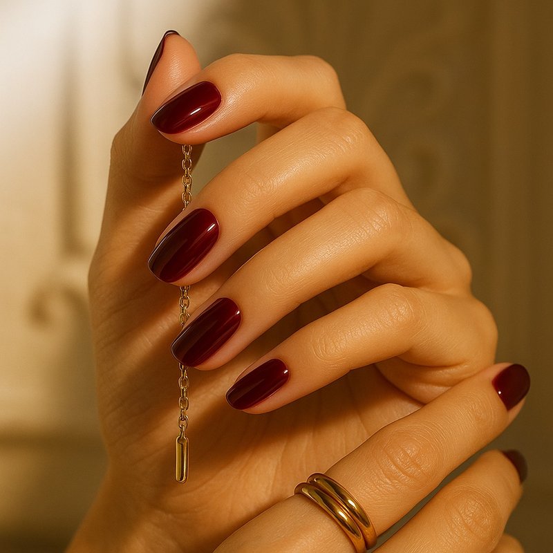 安可拉紅#128 | 可剝式美甲凝膠 | 2025秋冬新款 | 美甲居家DIY | - 指甲油/指甲貼 - 其他材質 