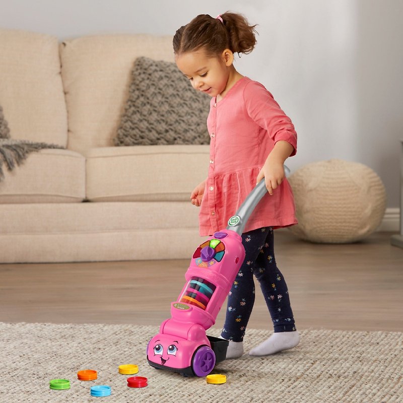 Fast arrival - only shipped to Taiwan [LeapFrog] Walk and Count Vacuum Cleaner - Pink - Kids' Toys - Other Materials Pink