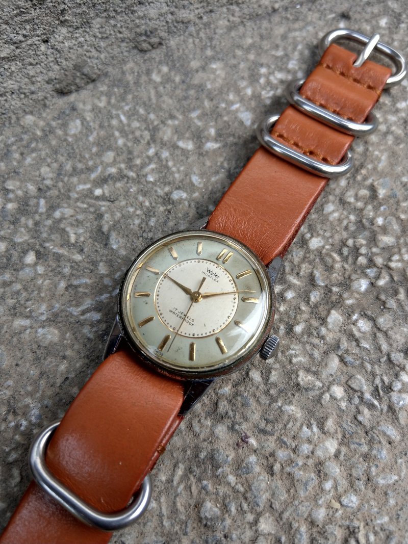 【稀有品】Vintage Original Wyler Incaflex 手上鍊腕錶 - 男錶/中性錶 - 其他金屬 金色
