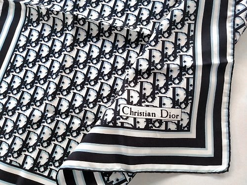 Christian Dior Monogram Silk Scarf – vintagebonbon