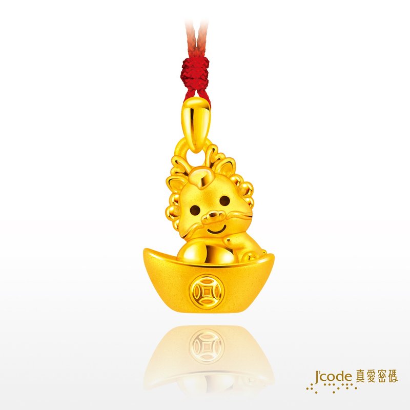 [Ya Mo Gold Jewelry] Prosperous Wealth, Longhua Wealth, Prosperity and Fortune in the Year of the Dragon Gift Box Gold Jewelry - Long Necklaces - 24K Gold Yellow