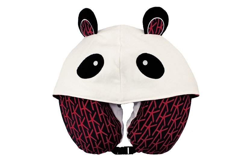 There are memory foam neck pillow panda hat - Other - Cotton & Hemp Multicolor