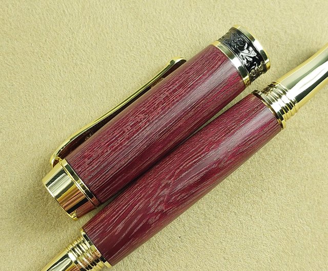 Handmade Wood Pen, Purpleheart Wood, Wooden outlets Pen, Fountain Pen