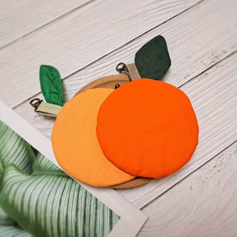 【永續生活X在地意象】柑橘零錢包(單入) - 零錢包/小錢包 - 其他材質 