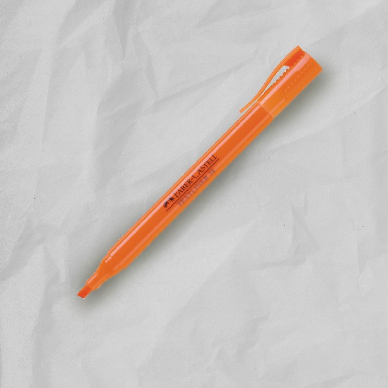 Faber-Castell 輝柏超感度螢光筆-橘(原廠正貨) - 其他 - 其他材質 橘色