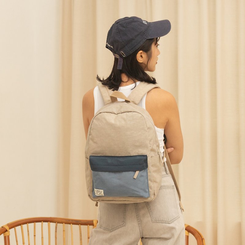 NETTA Colour Block  Backpack (4 colors) - Backpacks - Nylon Multicolor
