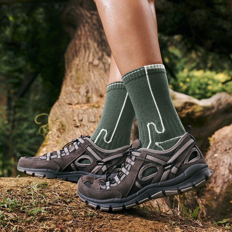 【FOOTER】Ultra Trek 登山羊毛襪(男-W194L/XL) - 襪子 - 羊毛 多色