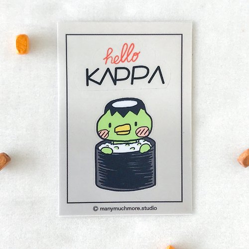 ManyMuchMore Kappa Sticker Food Collection