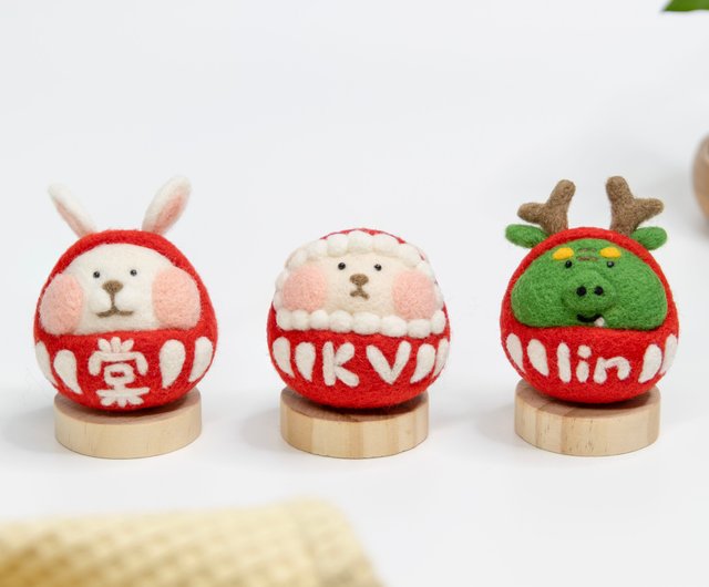 だるま　フェルト 干支だるま（1個） ハンドメイド フェルト その他雑貨 daruma__