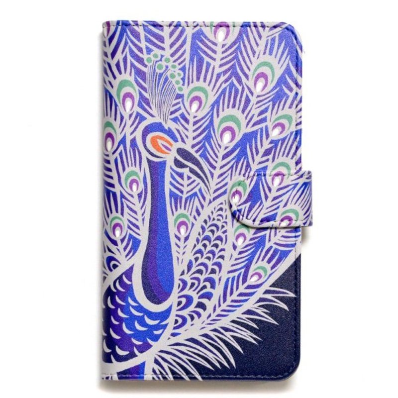 【接單定制商品】iPhone手機殼 - Peacock - 手機殼/手機套 - 人造皮革 藍色