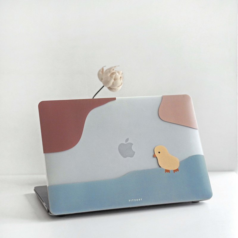 【FITZORY】Zoo Healing Color Block-Duck Chapter | Macbook Protective Case - Tablet & Laptop Cases - Plastic 