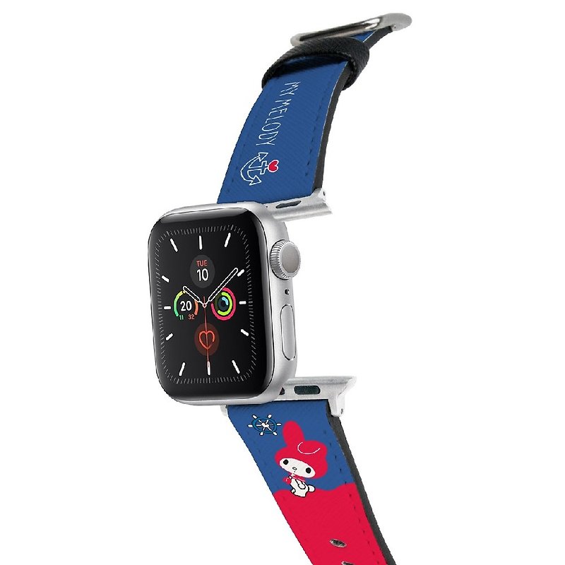 【Hong Man】三麗鷗系列 Apple Watch 皮革錶帶 美樂蒂