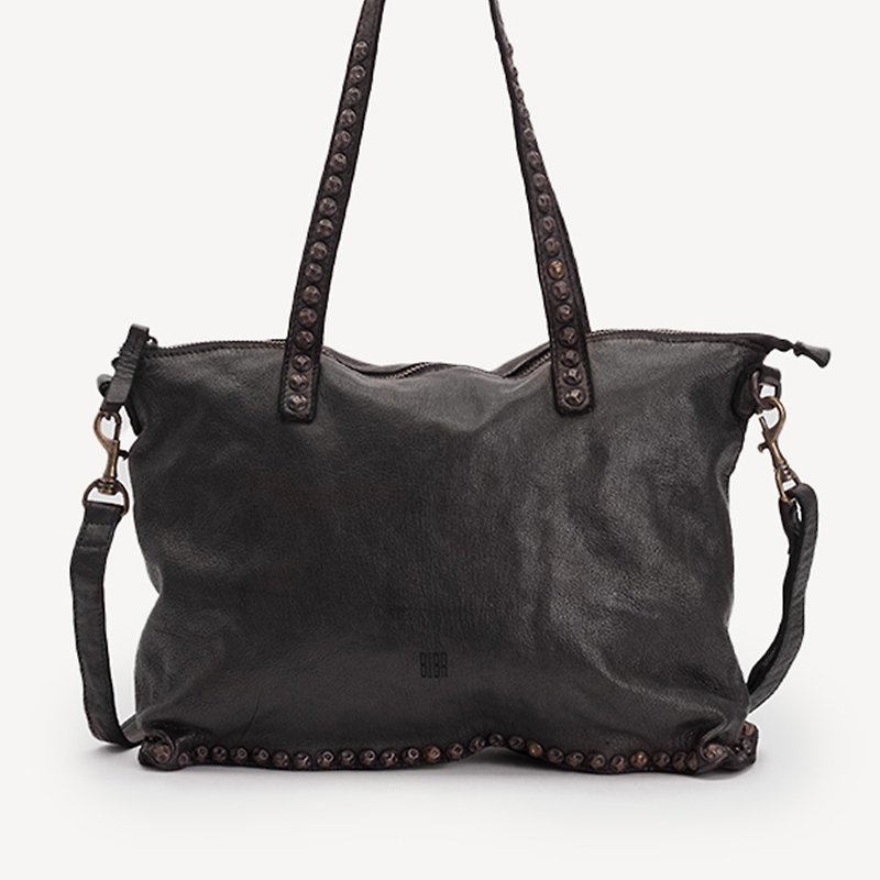 Portland-Shopping-Bag - Messenger Bags & Sling Bags - Genuine Leather Black