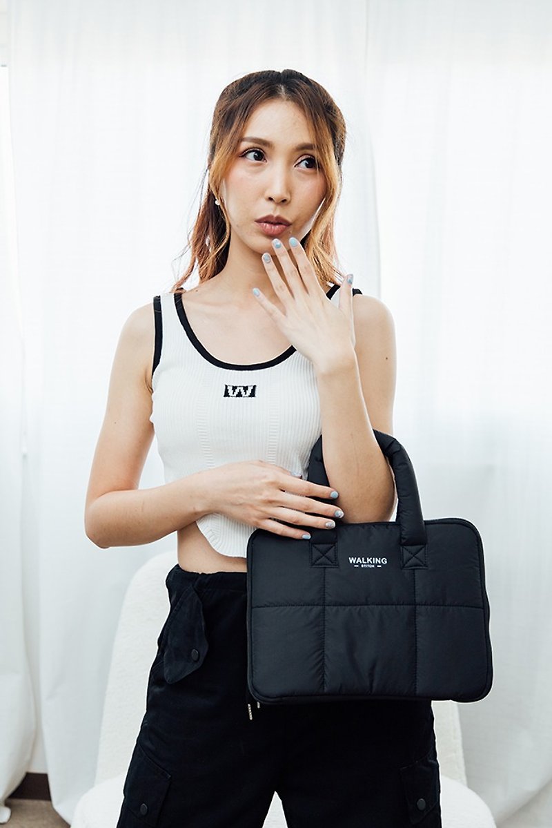 Bill Mini Puffy Bag : Black - Briefcases & Doctor Bags - Other Materials Black