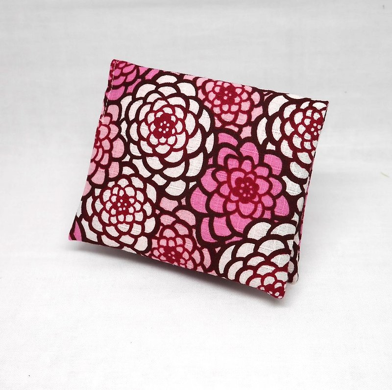 Japanese Handmade Sanitary napkins Bag - Toiletry Bags & Pouches - Cotton & Hemp Pink