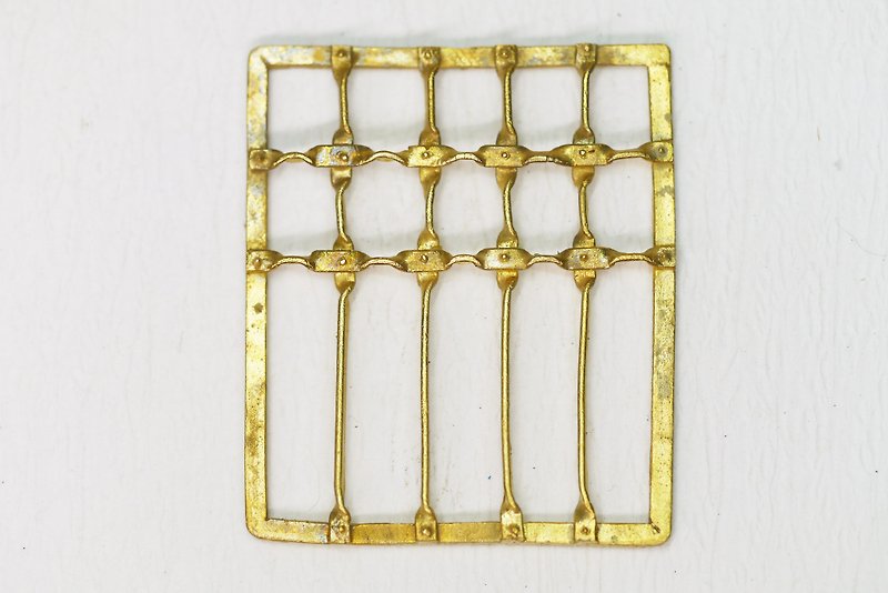 Single-classic window grilles - พวงกุญแจ - ทองแดงทองเหลือง 