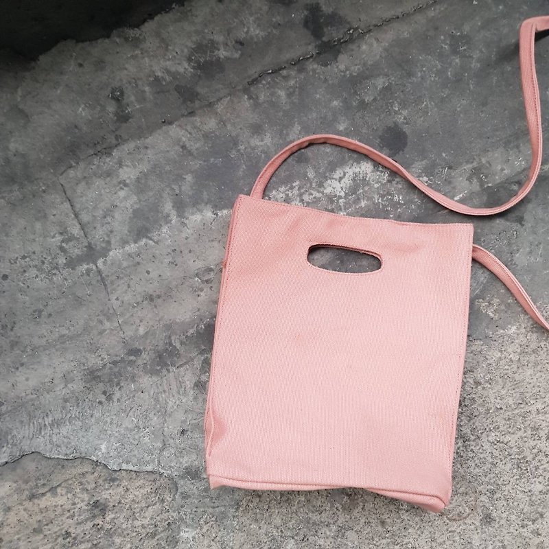 PINK BOX BAG - Backpacks - Cotton & Hemp Pink