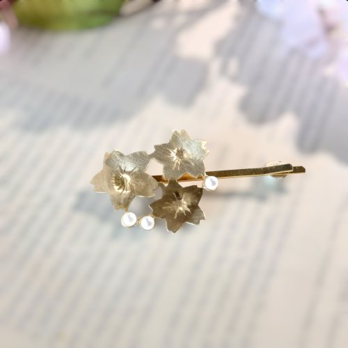 appartement paris 真鍮戀桜ヘアピン