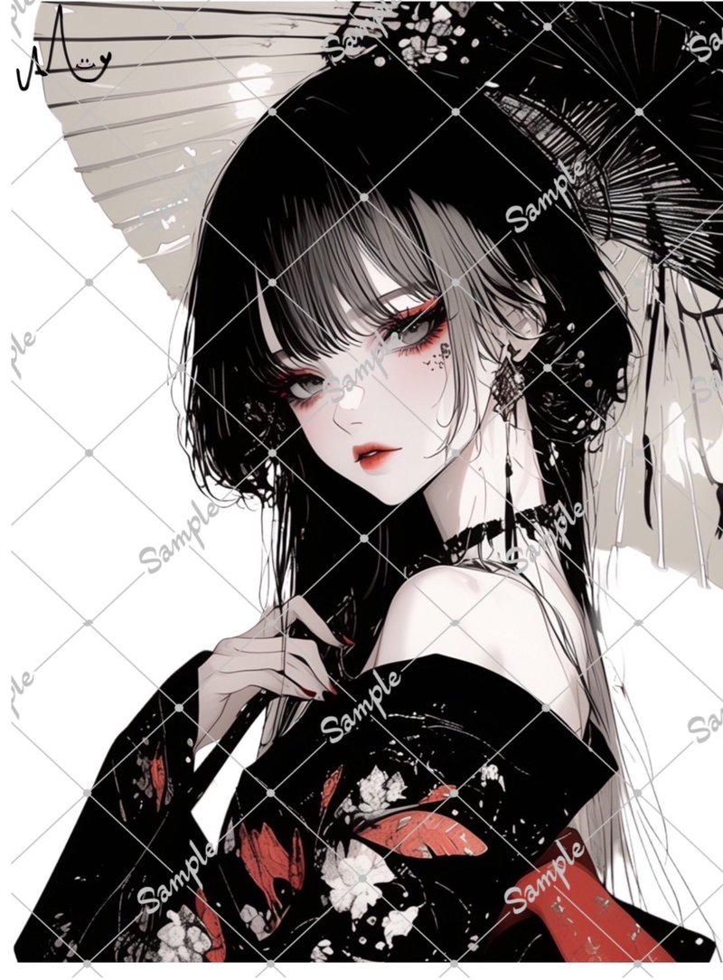 オリジナル人物ステッカー - 貼紙 - 紙 