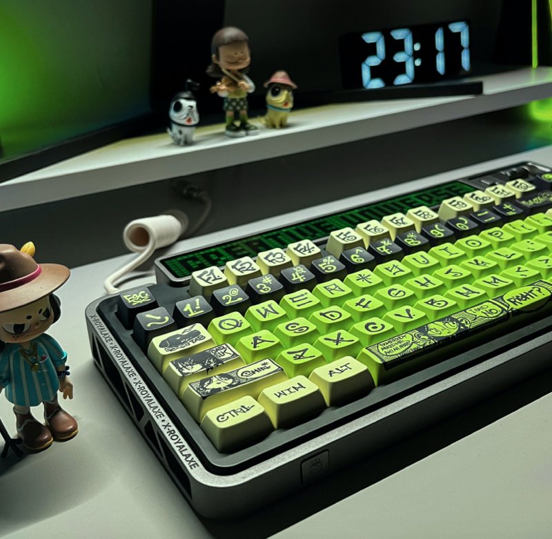 Artist co-branded Chuangjian Universe mechanical keyboard PBT keycap 136 keys - อุปกรณ์เสริมคอมพิวเตอร์ - วัสดุอื่นๆ หลากหลายสี