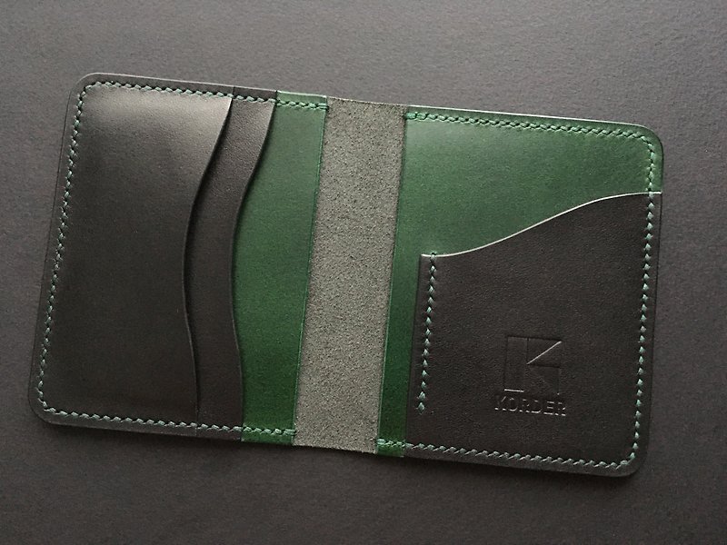 Minimalist Leather Wallet, Card Wallet, Billfold, Slim & Simple Leather Wallet - กระเป๋าสตางค์ - หนังแท้ หลากหลายสี
