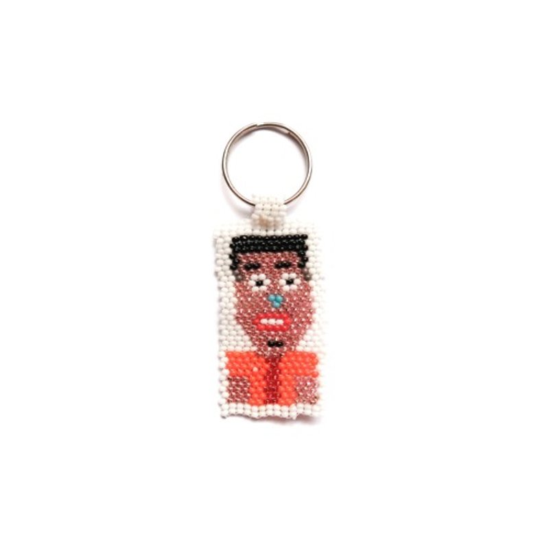 Bead Keychain Uncle / Orange - Other - Other Materials 