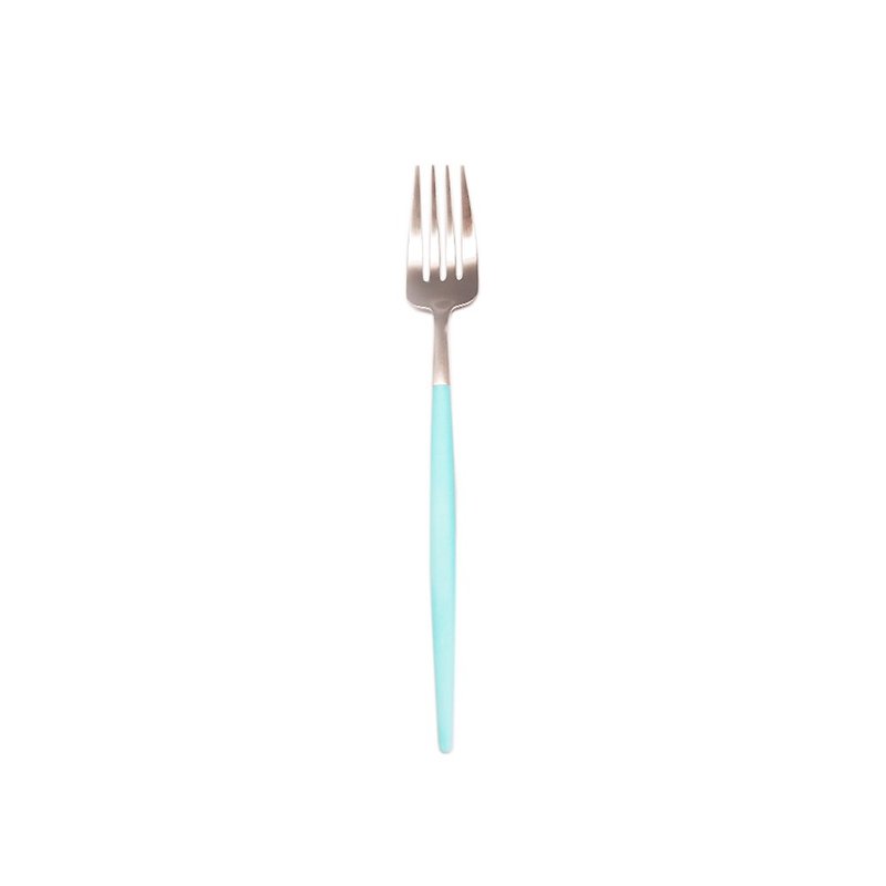 GOA系列Tiffany藍柄點心叉 - 餐具/刀叉湯匙 - 不鏽鋼 藍色