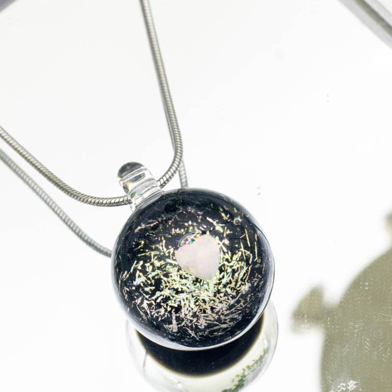 sparkling sparkler necklace - Necklaces - Glass Transparent