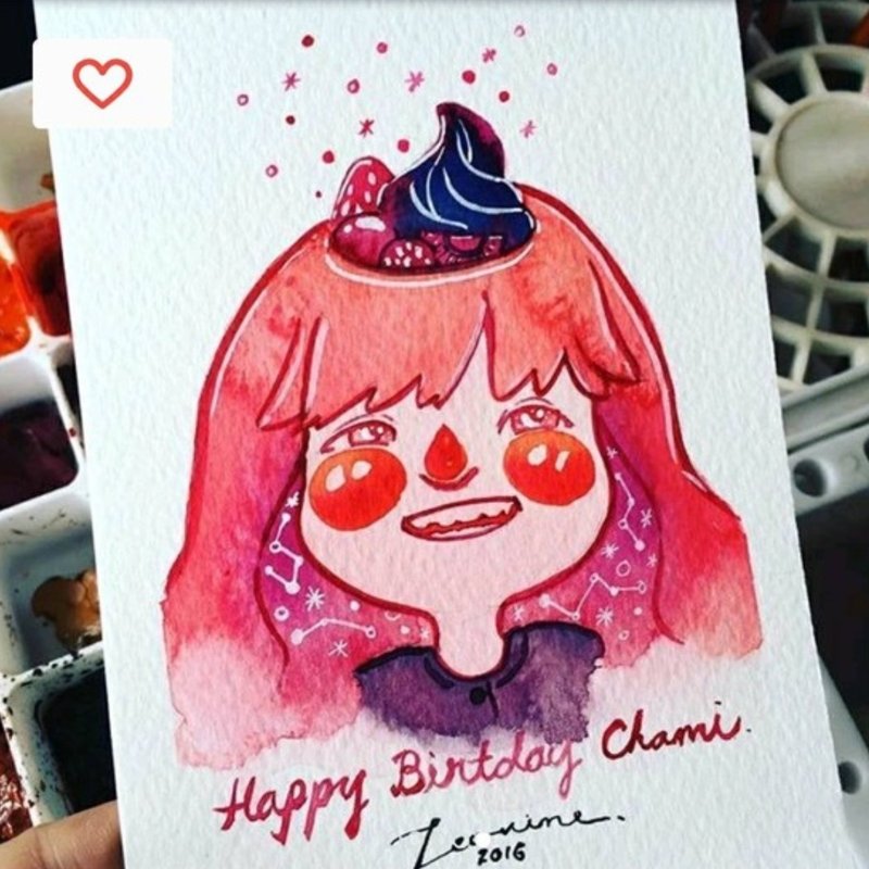 【腦洞大開版】訂製專屬妳的可愛人物 情侶畫像 生日禮物 - 似顏繪/客製畫 - 紙 