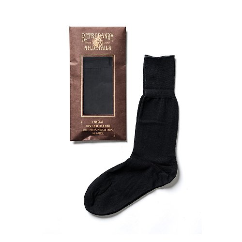 Retrodandy Military Socks (2 pac) - 黑 Black
