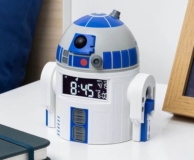 r2-d2 音声 アクション 目覚まし キャラクター 時計 ゴールド 8zda21dz18 安い jan