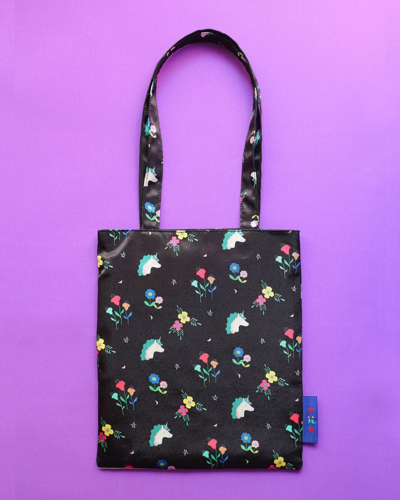 秘密花園手提袋 - 手提包/手提袋 - 聚酯纖維 黑色