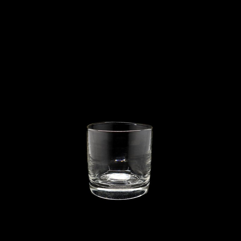 手吹き完全透明厚底ウイスキーグラス - グラス・コップ - ガラス 透明