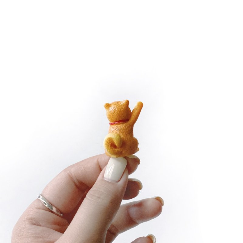 (現貨) 盆栽裝飾 嗨 ! 可愛小柴犬擺飾 微景觀插飾 - 擺飾/家飾品 - 樹脂 橘色
