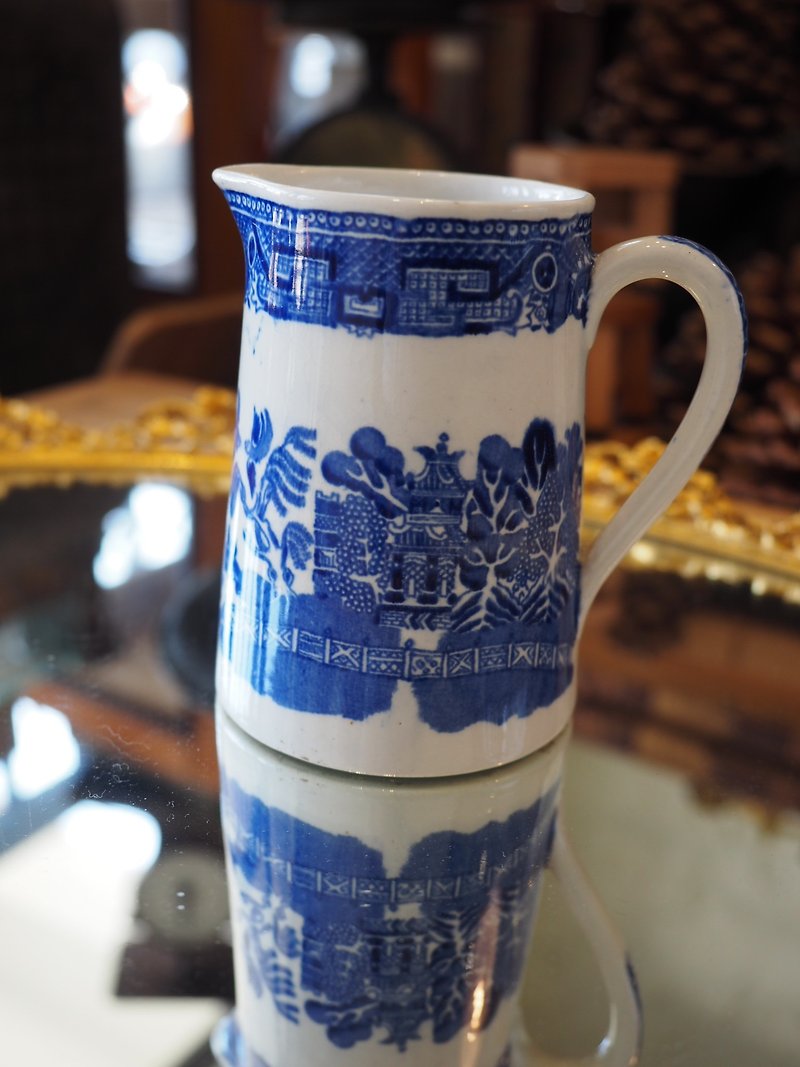 英國製早期青花瓷系列瓷器 奶壺 特惠價 - 調味罐/醬料罐 - 瓷 藍色