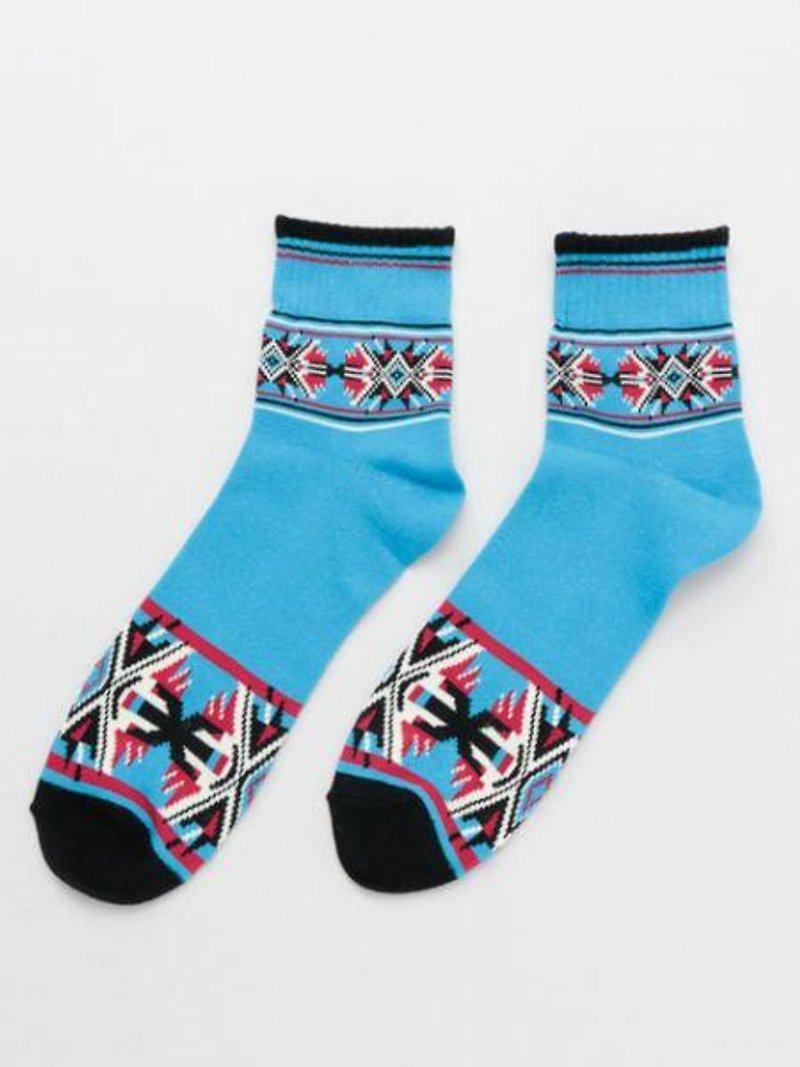 Navajo Pattern Socks 25-28cm - ถุงเท้า - วัสดุอื่นๆ 