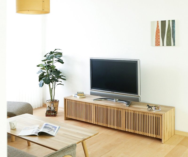 Asahikawa Furniture Takumi Industrial Arts yamanami YTB1 TV board - TV Stands & Cabinets - Wood Brown